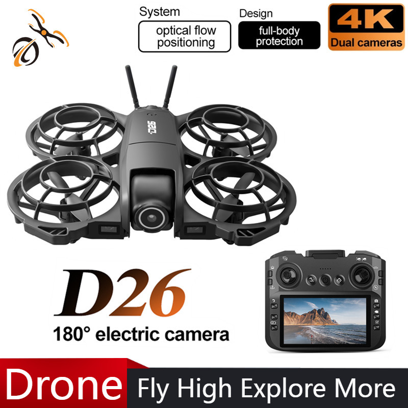 Drone D26 4K Aéreo HD 180 °    - Drone Power Bank avaliação e preço
